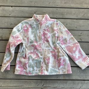 Vintage Grandma Zip-Up Fleece